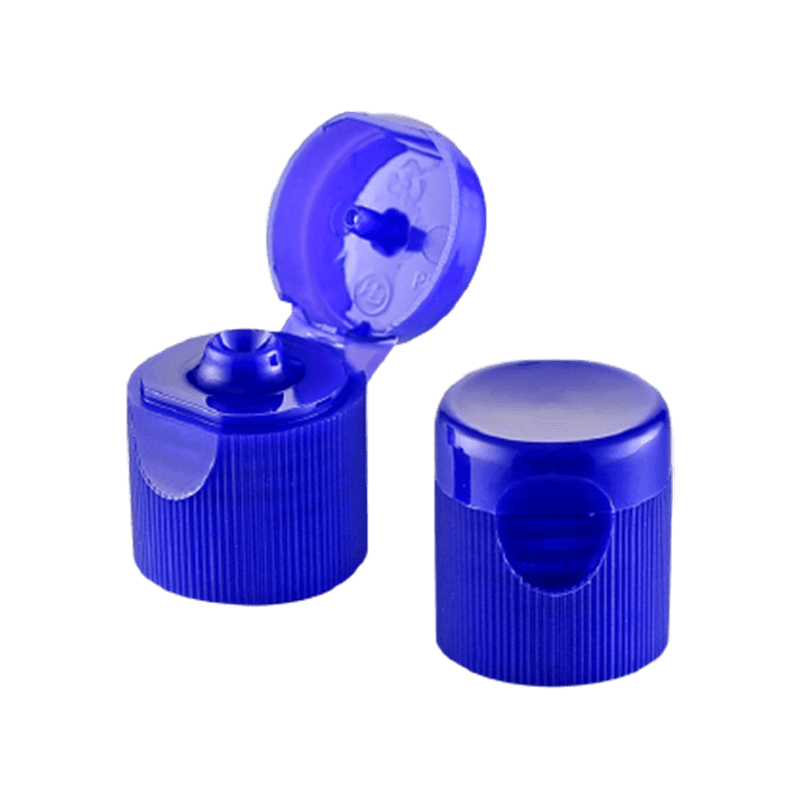 غطاء علوي من البلاستيك باللون الأزرق الداكن للطب الحيوي