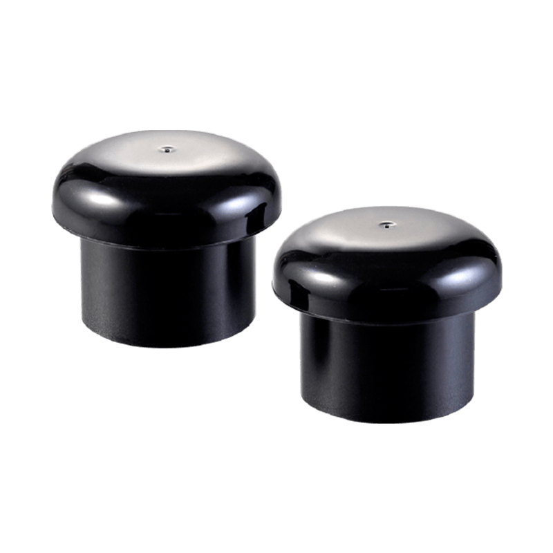 غطاء برغي بلاستيكي أسود غير لامع