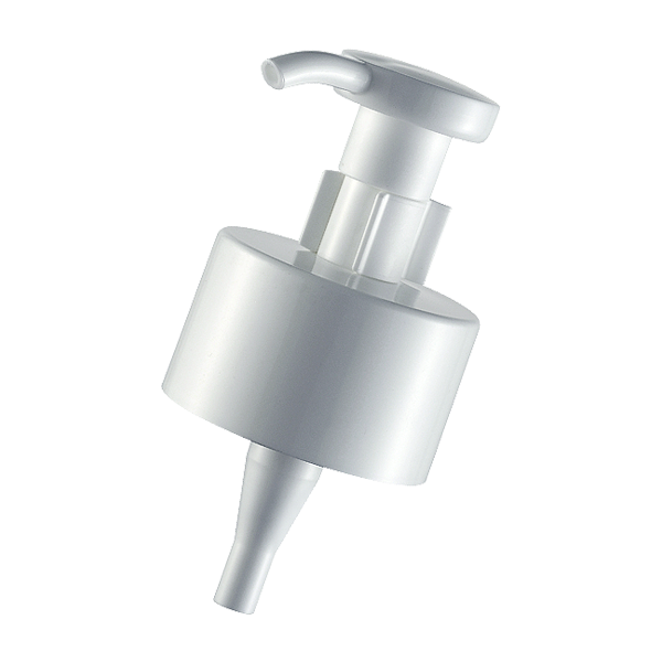 Ф20/410 مضخة لوشن بقفل مشبك بلاستيكي أبيض